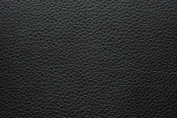 Lujo vintage cuero negro textura superficie fondo - Foto, Imagen