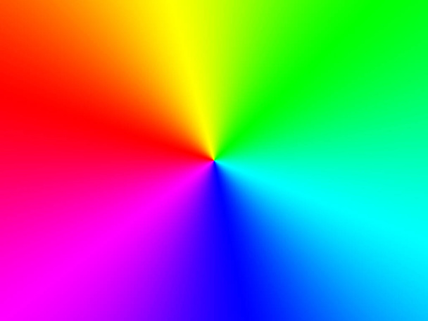 Visão superior, Fundo de abstração da cor do arco-íris triângulo em branco para texto ou design, ilustração tinta colorida - Foto, Imagem