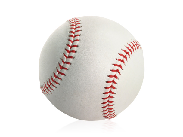 Baseball elszigetelt fehér háttér - Fotó, kép