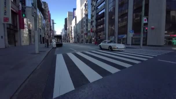 Tokio Ginza Neujahrsradfahren - Filmmaterial, Video