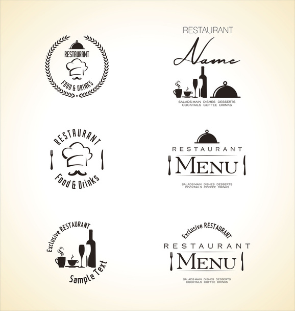 Restaurant menu design - Vector, afbeelding