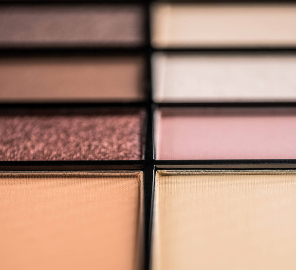 Pastel palette of eyeshadows - Fotoğraf, Görsel