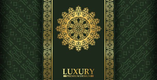 Luxury mandala background concept Design - Vector, Image