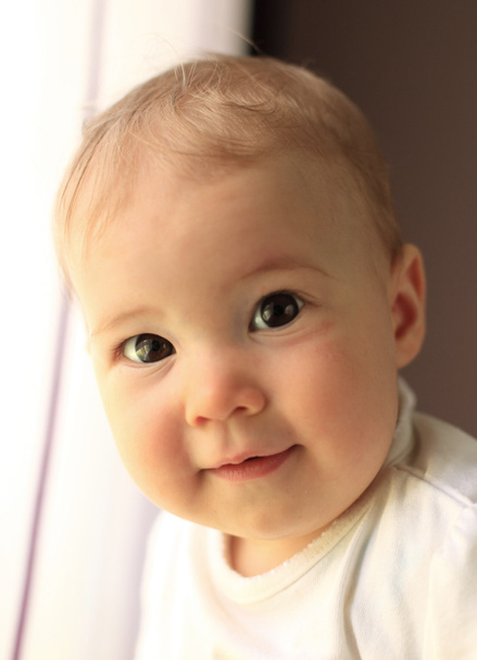 Portrait of cute baby - Foto, imagen