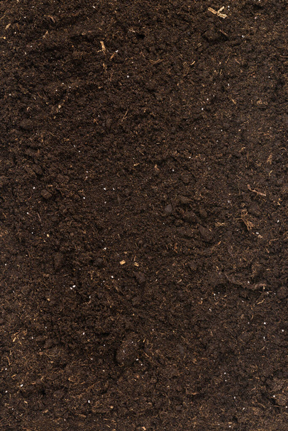 Почва для растений изолированы на белом фоне. Почвенный узор. - Фото, изображение