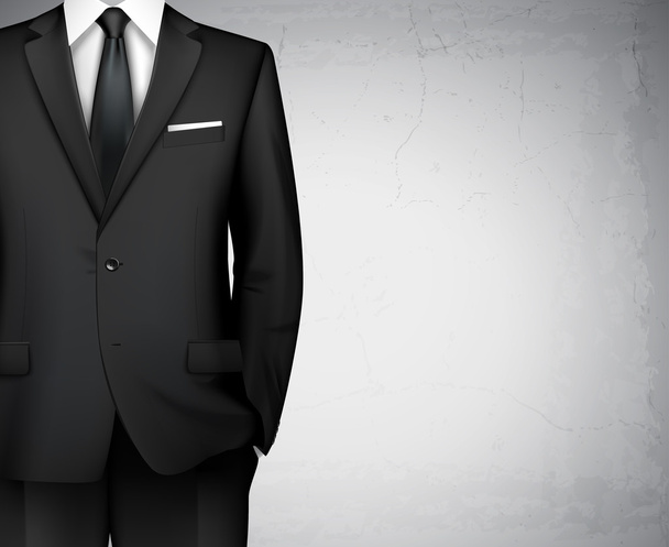 Businessman suit background - Vector, Image