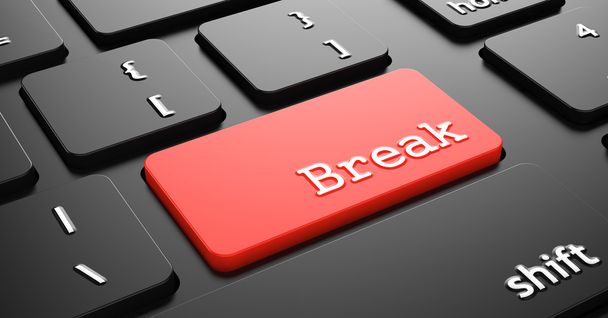 Кнопка "Break on Red Keyboard"
. - Фото, изображение