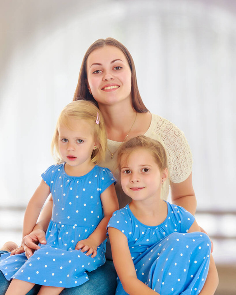 Mother with two daughters. - Photo, Image
