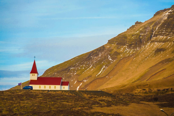 Isländer schnabeln Stadtbild. Drehort: Island - Foto, Bild