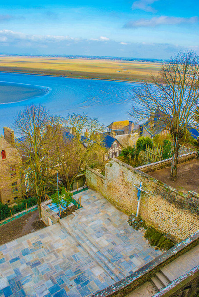 Views from Mont Saint Michel. Shooting Location: France, Normandy Region - Photo, Image