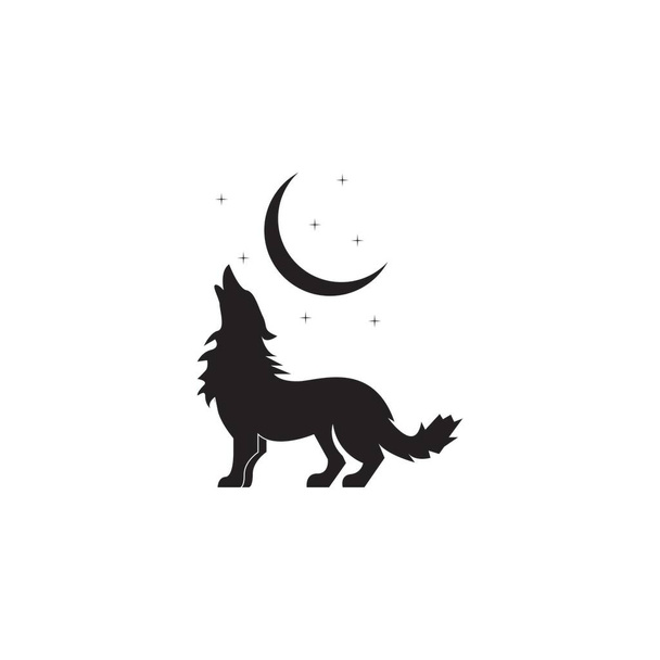 Wolf icon and symbol vector illustration - Vector, Image
