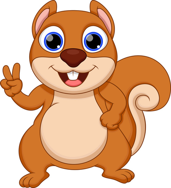 Caricature écureuil
 - Vecteur, image