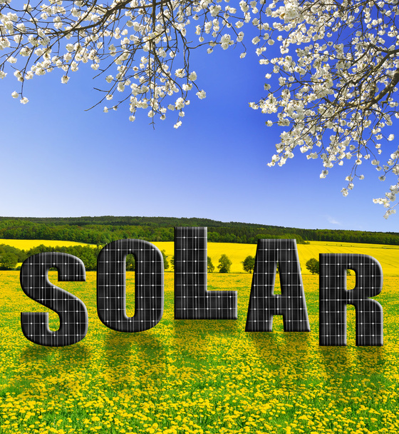Panele energii słonecznej - Zdjęcie, obraz
