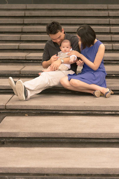 Čínská rodina se synem - Fotografie, Obrázek