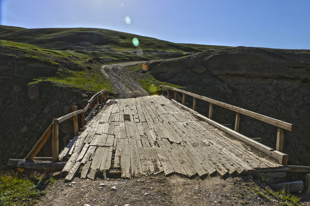 Old wooden bridge - Zdjęcie, obraz