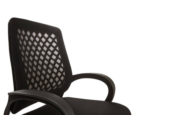 Kancelářský nábytek izolované bílé pozadí, židle a detail styl. - Fotografie, Obrázek
