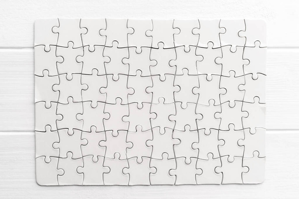 White jigsaw puzzle - Photo, Image