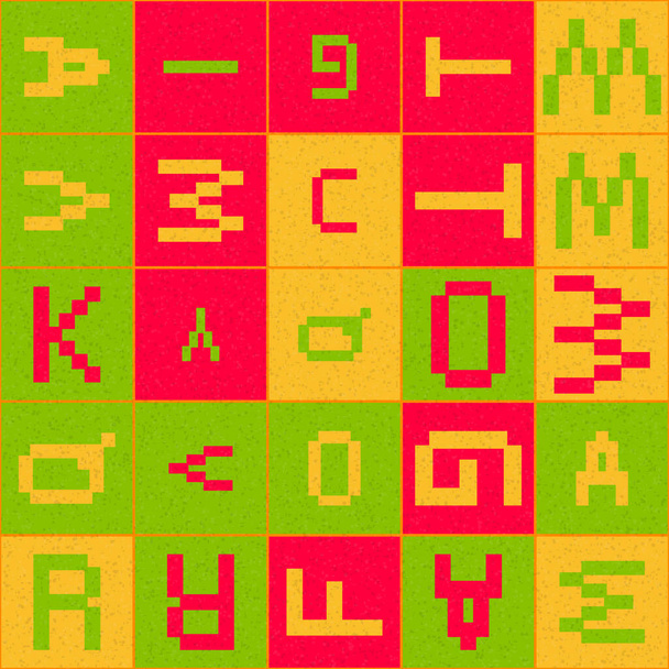 Abstract Geometric Pattern generative computational art illustration - Вектор,изображение