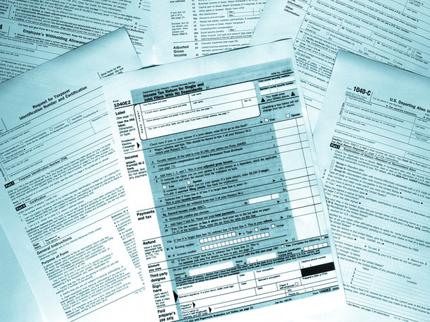 Tax forms - Фото, зображення