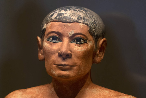 krásná umělecká soška tvoří starověký egyptský písař - Fotografie, Obrázek