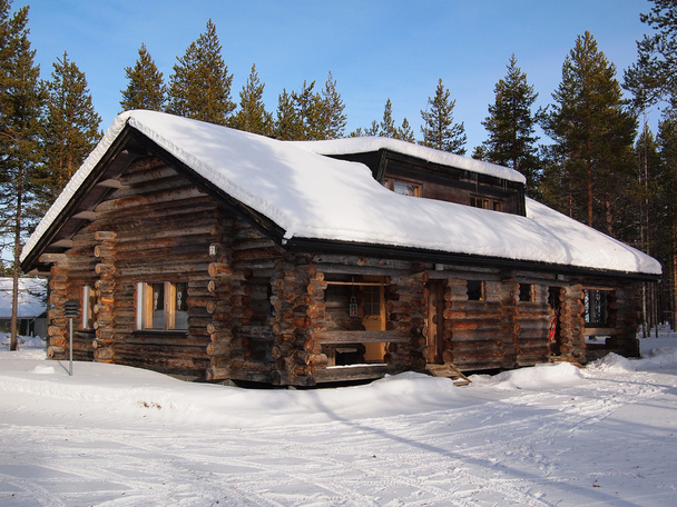 Snow-covered chalet - Photo, Image