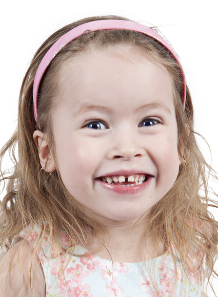 Petite fille souriante
 - Photo, image