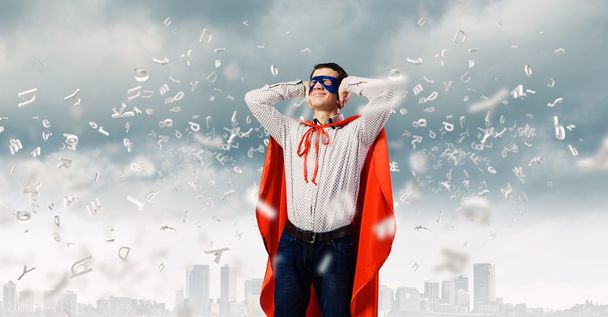 sinirli Süpermen - Fotoğraf, Görsel