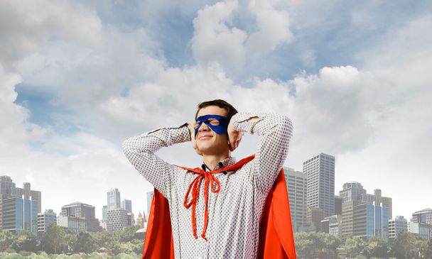 gefrustreerd superman - Foto, afbeelding