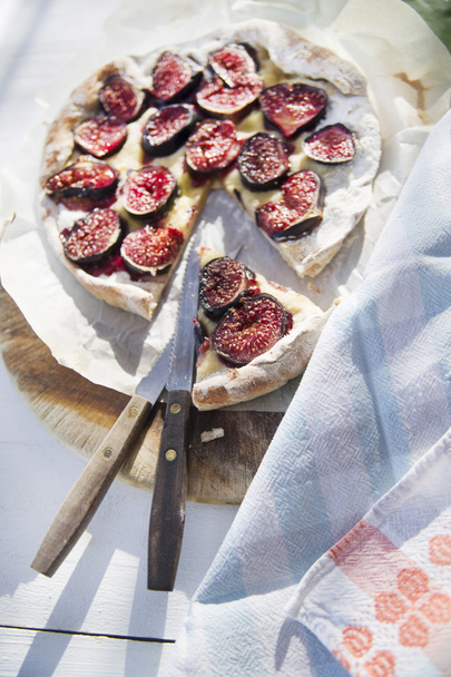 Focaccia with figs  - Photo, Image