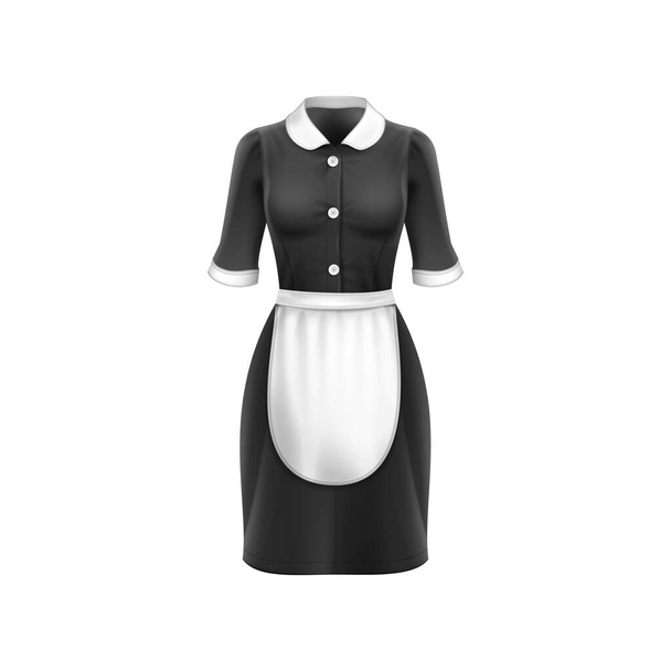 Dress black girl vector - Vettoriali, immagini