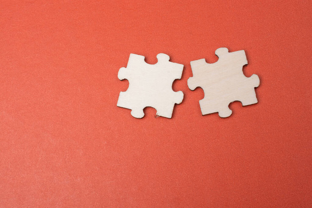 Piece of jigsaw puzzle as business strategy problem solving concept - Photo, Image