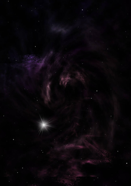 Невелика частина нескінченного зоряного поля у Всесвіті. Елементи цього зображення, надані НАСА. 3D візуалізація - Фото, зображення
