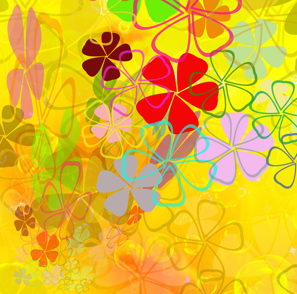 Flowers abstract background - Foto, Bild