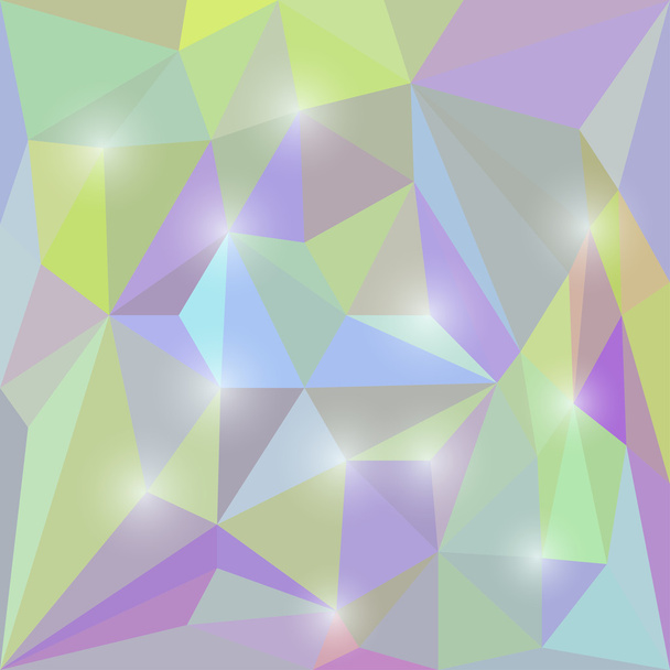 αφηρημένη διάνυσμα τριγωνική γεωμετρική φόντο με κραυγαλέα φώτα - Διάνυσμα, εικόνα
