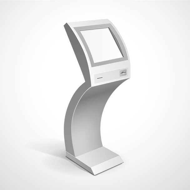 Información Display Monitor Terminal Stand
 - Vector, imagen