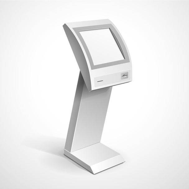 Information Display Monitor Terminal Stand - Vector, Image