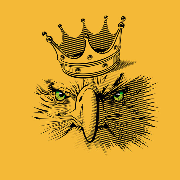 Eagle mascot - Vector, Image
