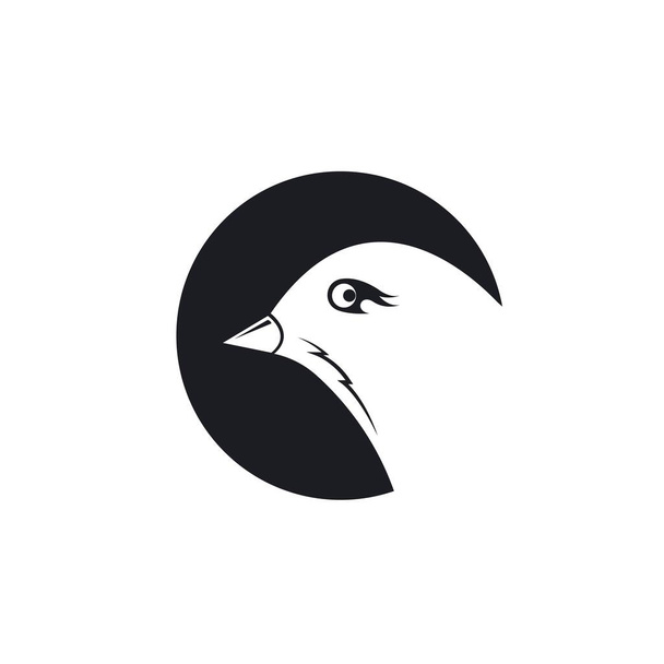カナリア鳥のアイコンベクトルイラストコンセプトデザインテンプレート - ベクター画像