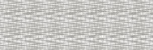 ナチュラルフランスグレーのリネンの質感の境界線の背景。Ecru亜麻繊維シームレスエッジパターン。オーガニック糸は、織物リボントリムバナーを閉じます。素朴な農家の布のキャンバスエッジ - 写真・画像