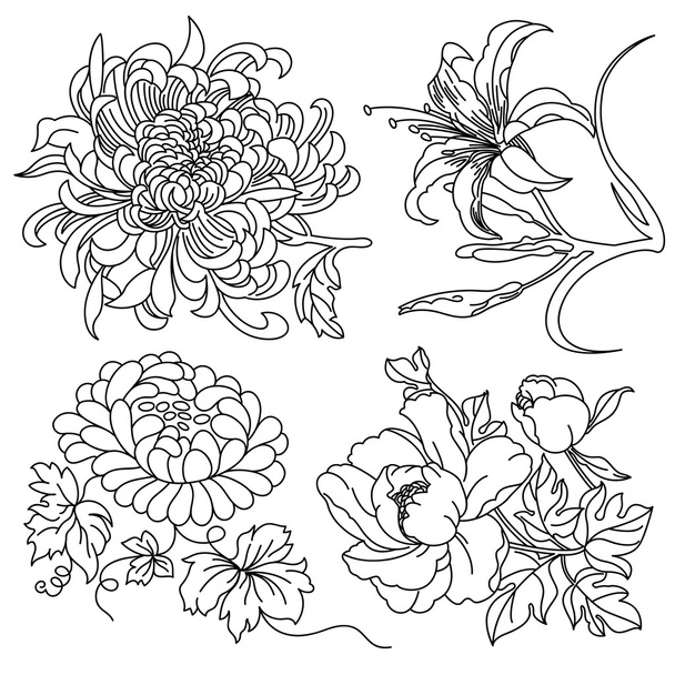 Flowers Collection - Vector, Image