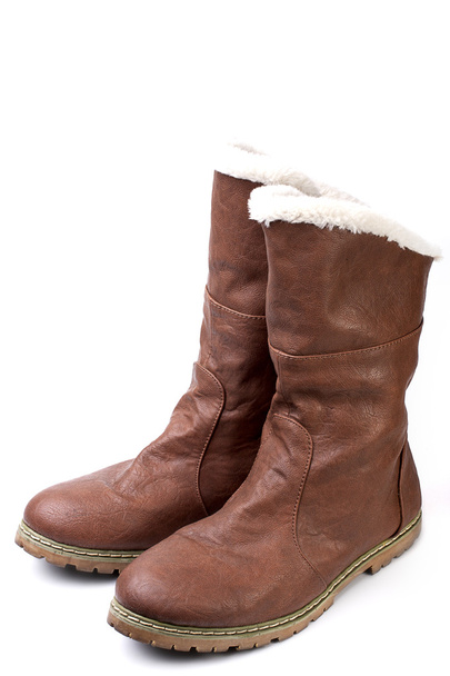 Brown leather Boot - Photo, Image