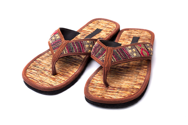 Пляжні сандалі натуральне волокно
 - Фото, зображення