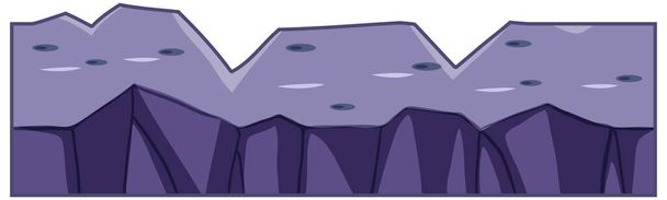 Stalactite stalagmite in cartoon style illustration - Vector, Image