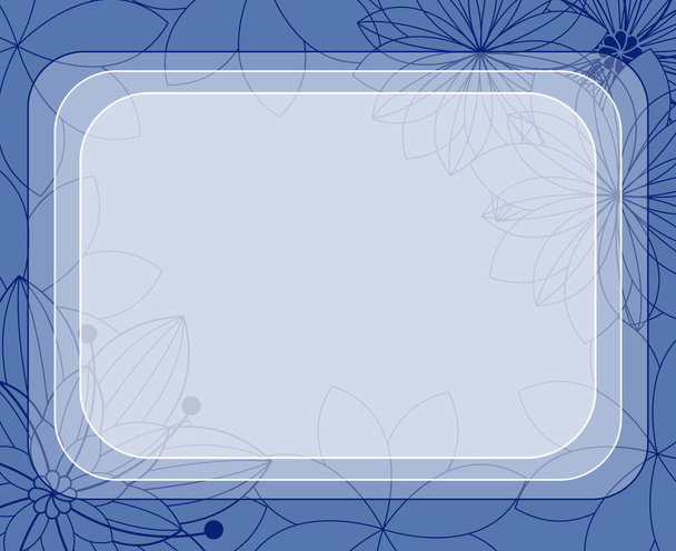 Vector flower frame - Vector, Imagen