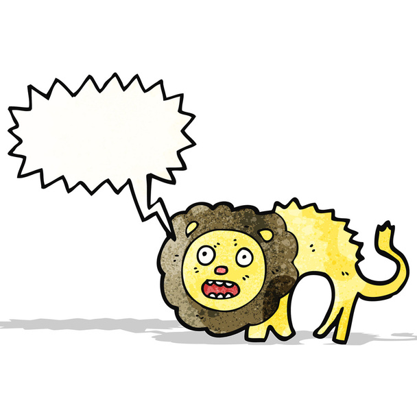 kreskówka lew - Wektor, obraz