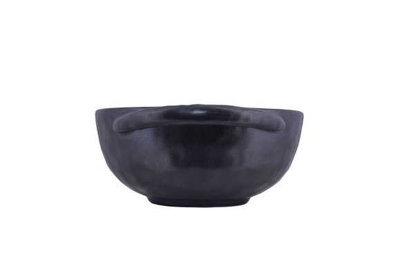 Cerâmica preta cerâmica isolada no fundo branco  - Foto, Imagem