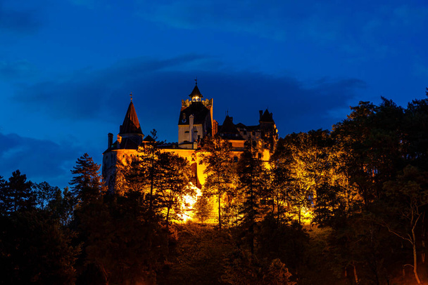 El castillo de salvado en Transilvania Rumania - Foto, Imagen