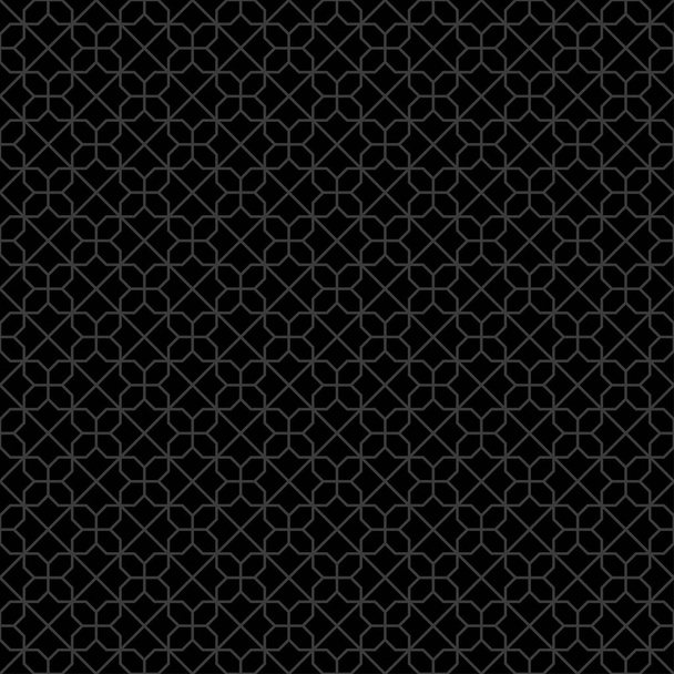 Geometryczny wektor Bezszwowy wzór tła. Abstrakcyjny Dekoracyjny Luksusowy Liniowy Nowoczesny Konstrukcja Tło. Antique Art Deco Art Nouveau Great Gatsby Projektowanie graficzne. Retro Vintage Ozdobna orientalna tapeta Damasque. Jasnoszary szary monochromatyczny - Wektor, obraz