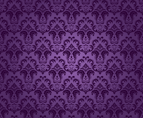 Purple seamless ornament - Vektor, kép