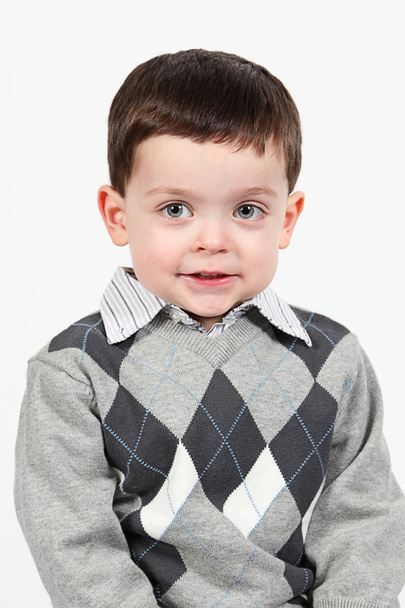 Cute little boy smiling - Foto, afbeelding